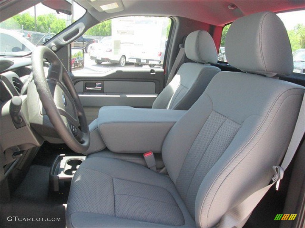 2014 F150 XL Regular Cab - Vermillion Red / Steel Grey photo #10