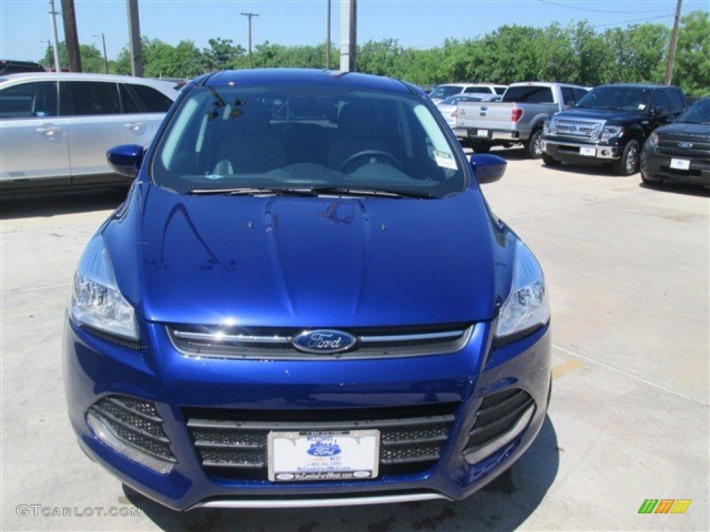 2014 Escape SE 1.6L EcoBoost - Deep Impact Blue / Medium Light Stone photo #4