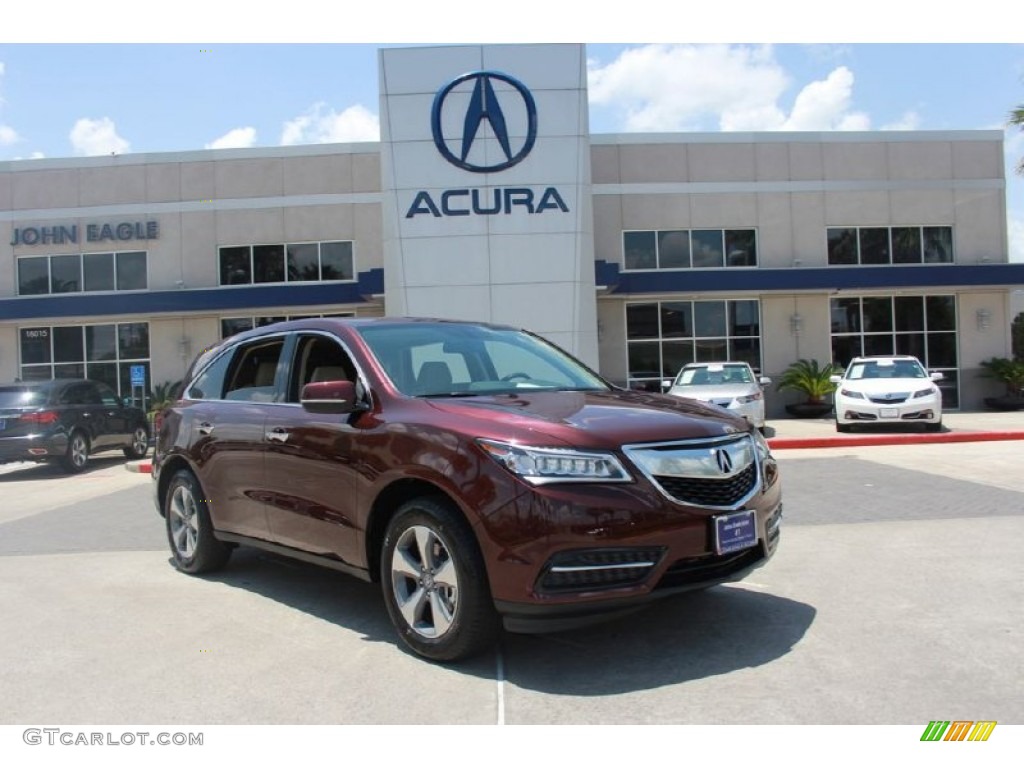 2014 MDX  - Dark Cherry Pearl / Parchment photo #1