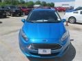 2014 Blue Candy Ford Fiesta SE Sedan  photo #2