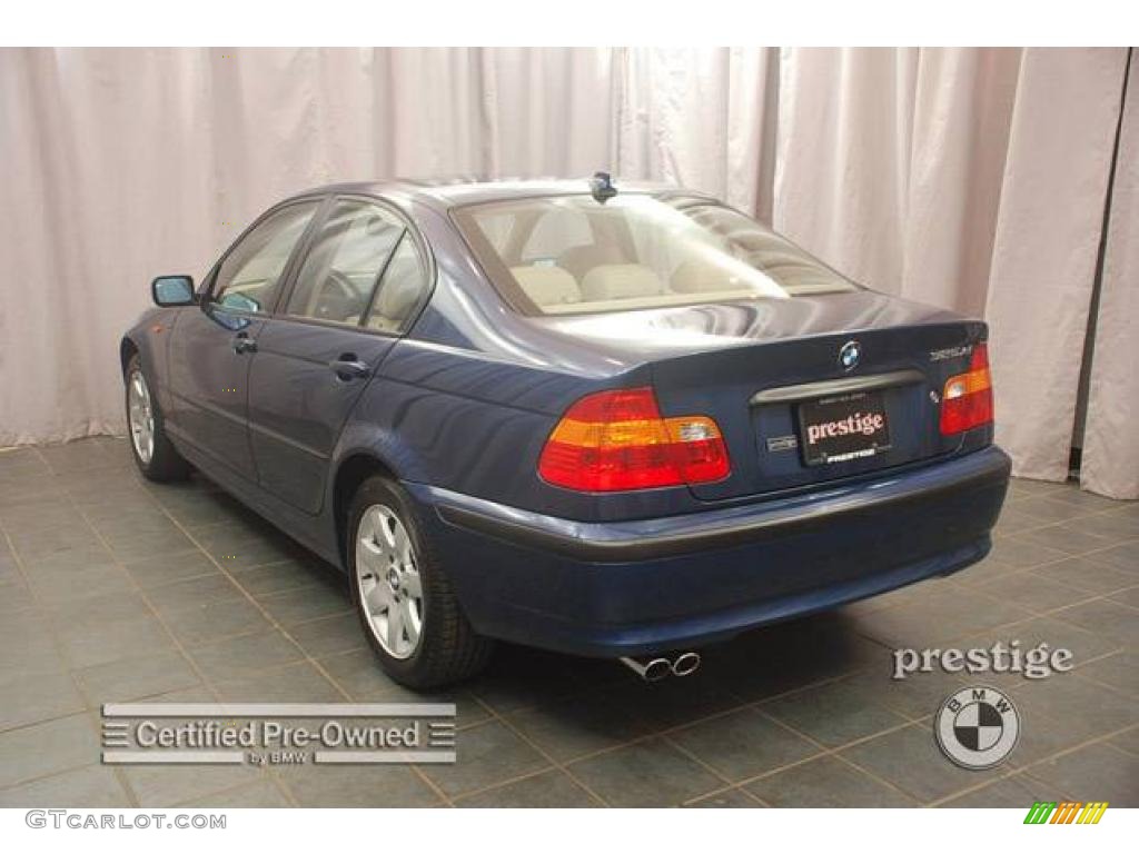 2004 3 Series 325xi Sedan - Mystic Blue Metallic / Sand photo #3