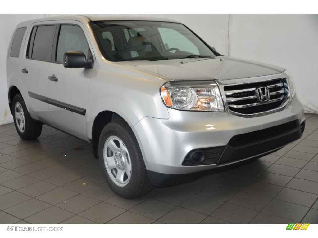 2014 Pilot LX - Alabaster Silver Metallic / Gray photo #1