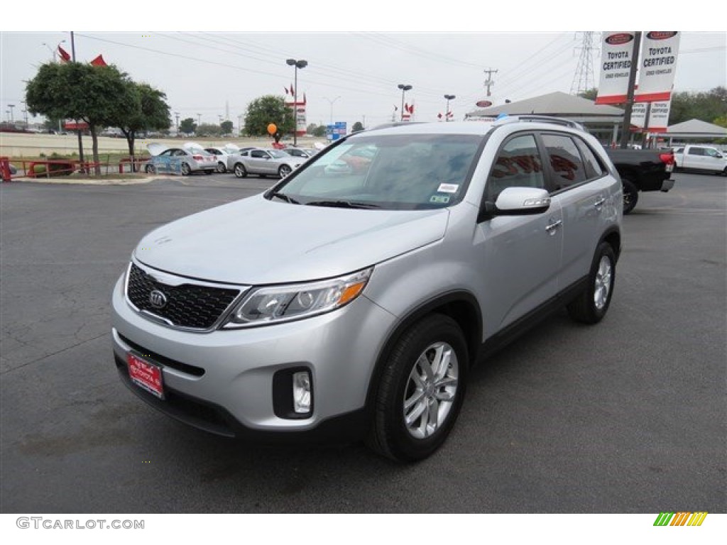 2014 Sorento LX - Bright Silver / Black photo #3