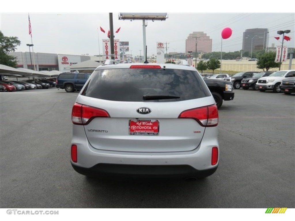 2014 Sorento LX - Bright Silver / Black photo #6