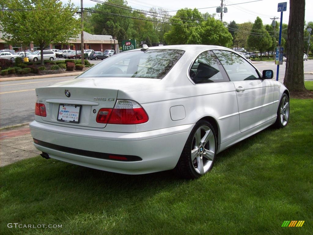 2005 3 Series 325i Coupe - Alpine White / Grey photo #5