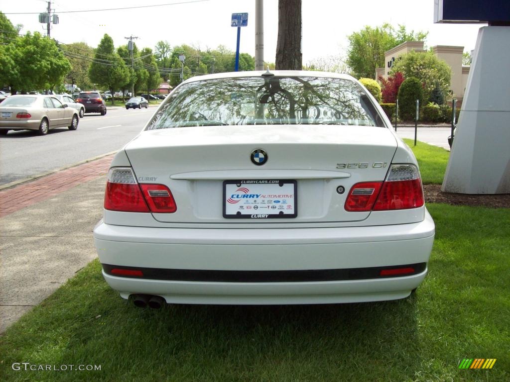 2005 3 Series 325i Coupe - Alpine White / Grey photo #6