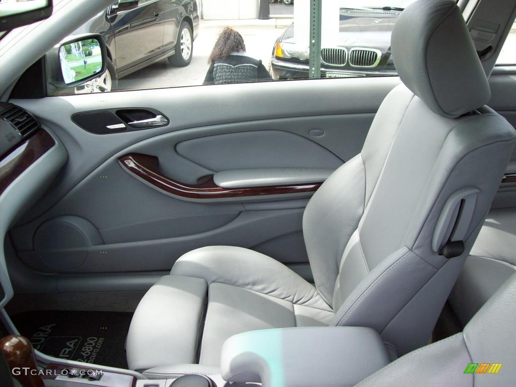 2005 3 Series 325i Coupe - Alpine White / Grey photo #9