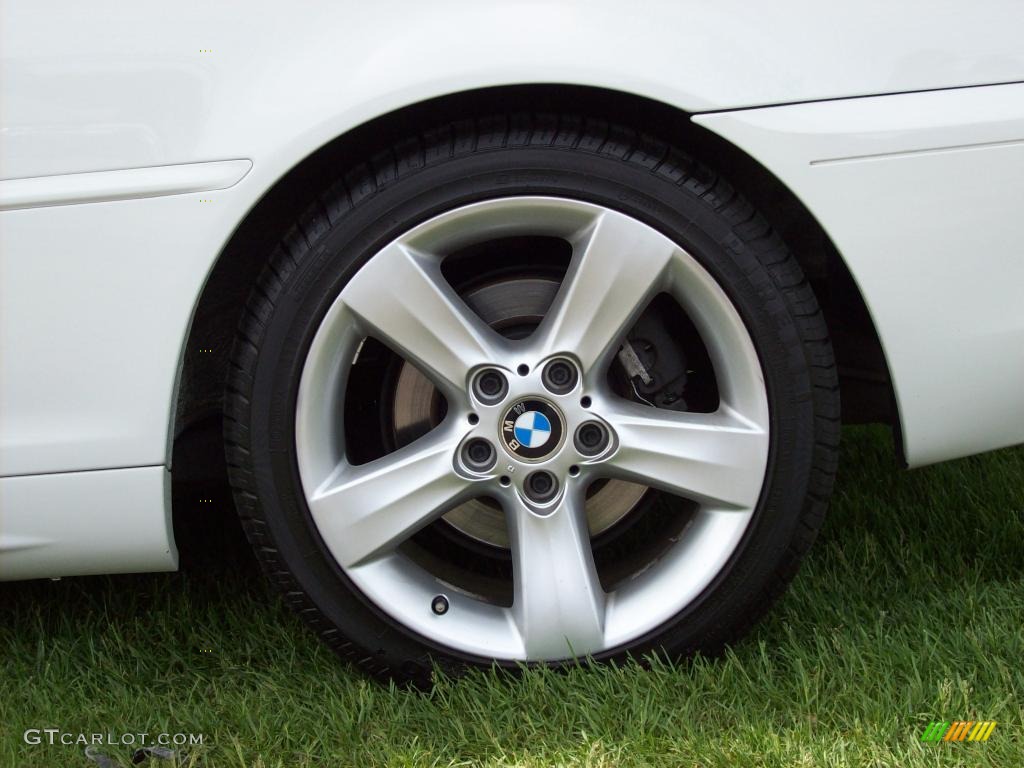 2005 3 Series 325i Coupe - Alpine White / Grey photo #22