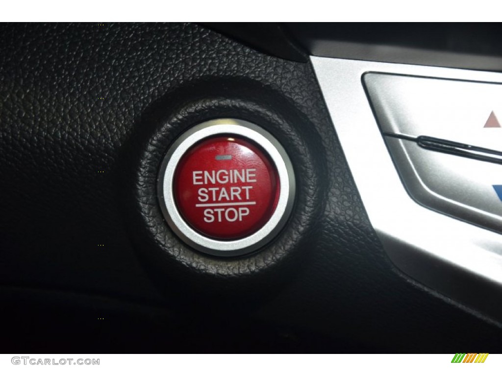 2014 Accord EX-L V6 Sedan - Crystal Black Pearl / Black photo #24
