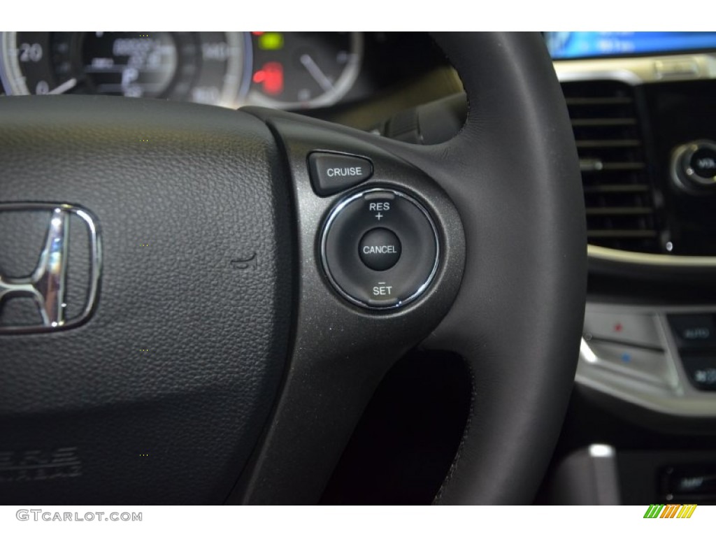 2014 Accord EX-L V6 Sedan - Crystal Black Pearl / Black photo #26