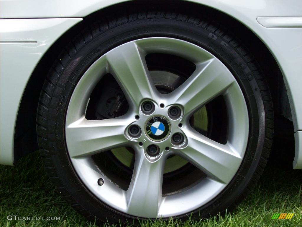 2005 3 Series 325i Coupe - Alpine White / Grey photo #23