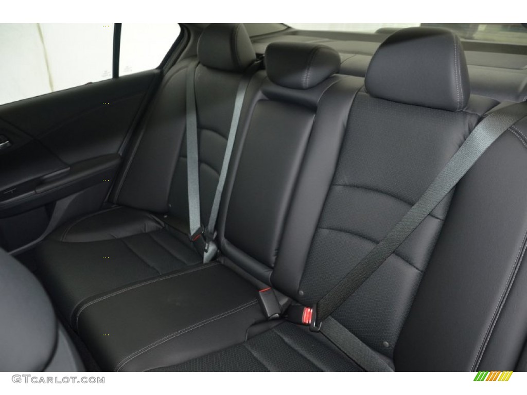 2014 Accord EX-L V6 Sedan - Crystal Black Pearl / Black photo #32