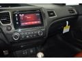 Black/Red 2014 Honda Civic Si Sedan Dashboard