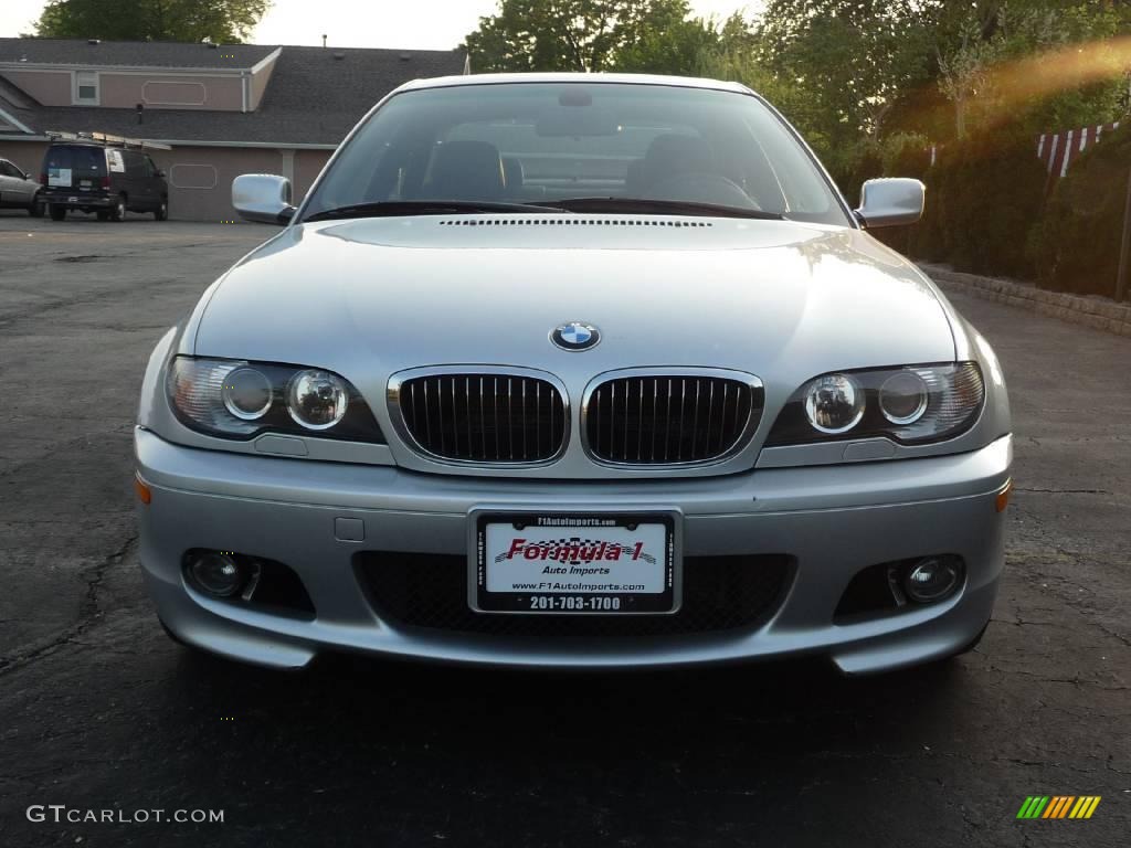 2006 3 Series 330i Coupe - Titanium Silver Metallic / Black photo #8