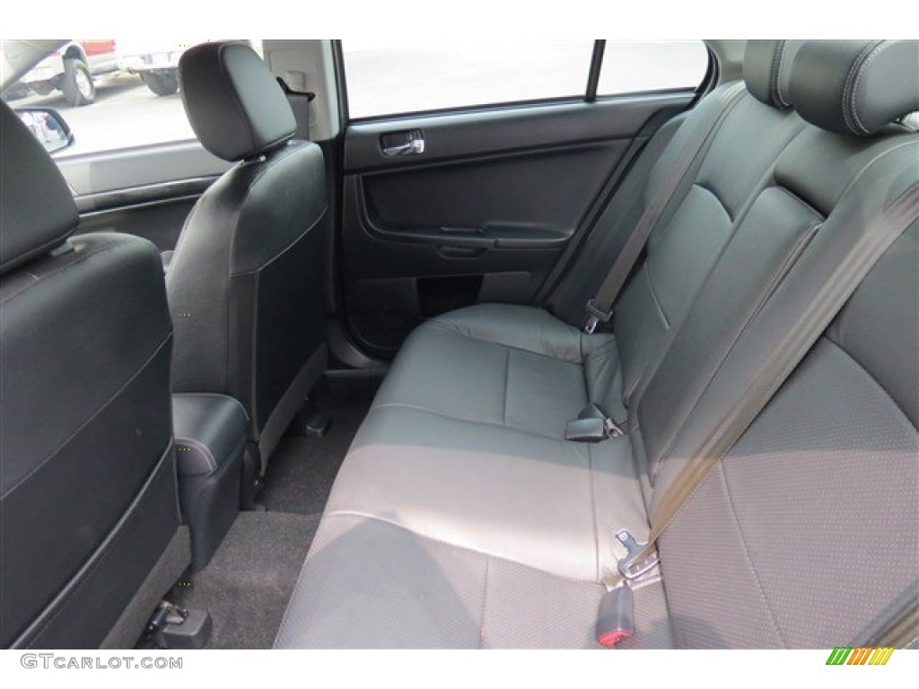 2013 Lancer GT - Mercury Gray Pearl / Black photo #12