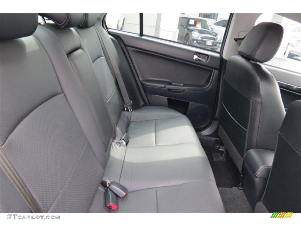 2013 Lancer GT - Mercury Gray Pearl / Black photo #14