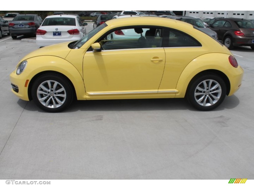 Yellow Rush 2014 Volkswagen Beetle TDI Exterior Photo #93410365