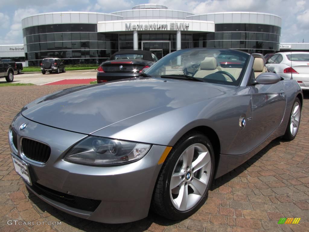 2006 Z4 3.0i Roadster - Silver Grey Metallic / Beige photo #1