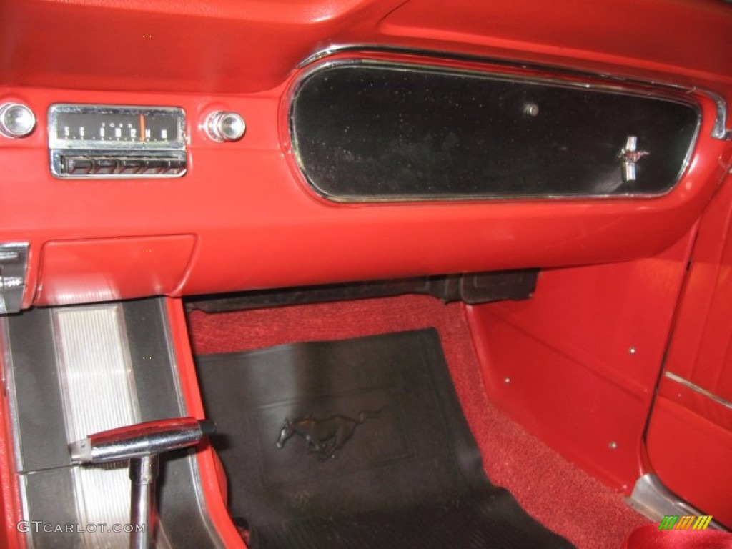 1965 Mustang Convertible - Red / Red photo #23