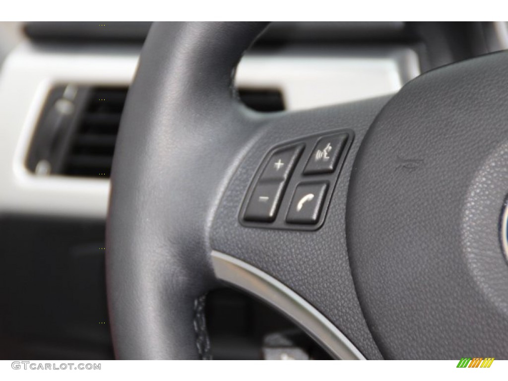2011 3 Series 328i Convertible - Titanium Silver Metallic / Coral Red/Black Dakota Leather photo #18