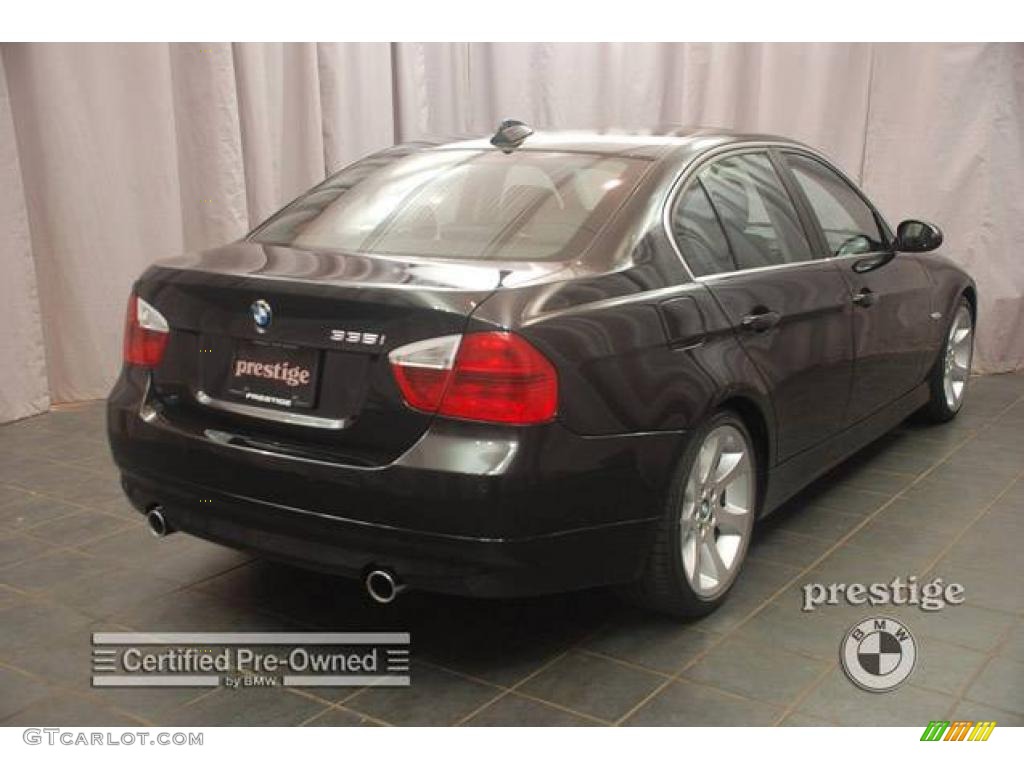 2007 3 Series 335i Sedan - Jet Black / Black photo #5