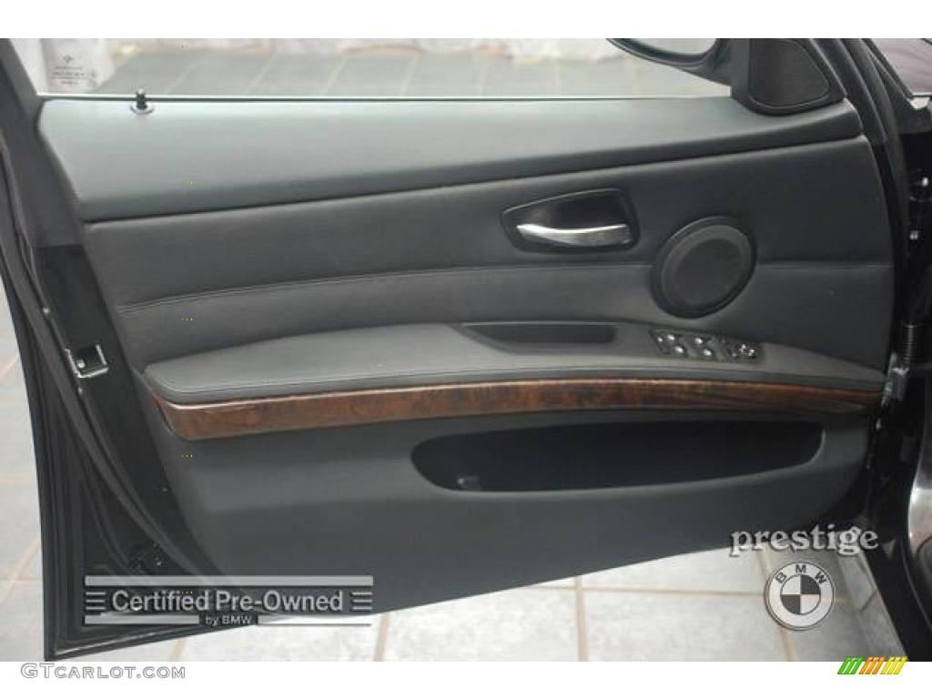 2007 3 Series 335i Sedan - Jet Black / Black photo #9