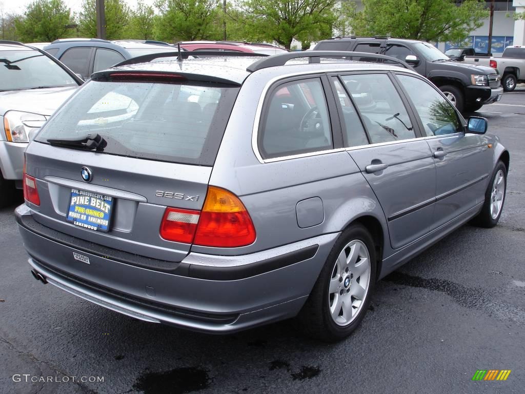 2004 3 Series 325xi Wagon - Silver Grey Metallic / Black photo #4