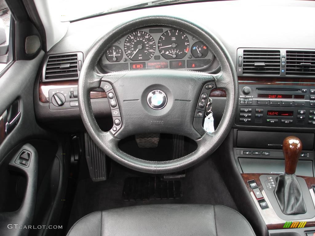 2004 3 Series 325xi Wagon - Silver Grey Metallic / Black photo #11