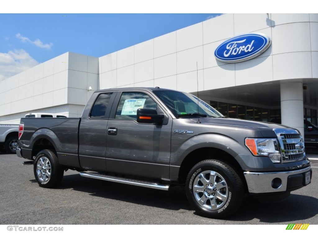 2014 F150 XLT SuperCab - Sterling Grey / Steel Grey photo #1