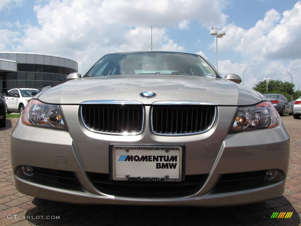 2007 3 Series 328i Sedan - Platinum Bronze Metallic / Beige photo #8