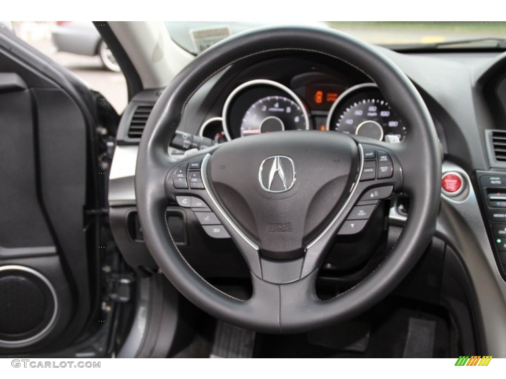 2010 Acura TL 3.7 SH-AWD Technology Steering Wheel Photos