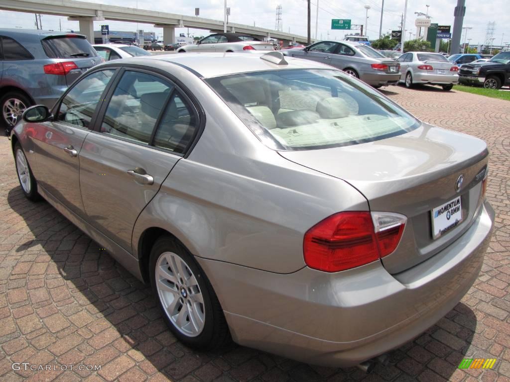 2007 3 Series 328i Sedan - Platinum Bronze Metallic / Beige photo #11