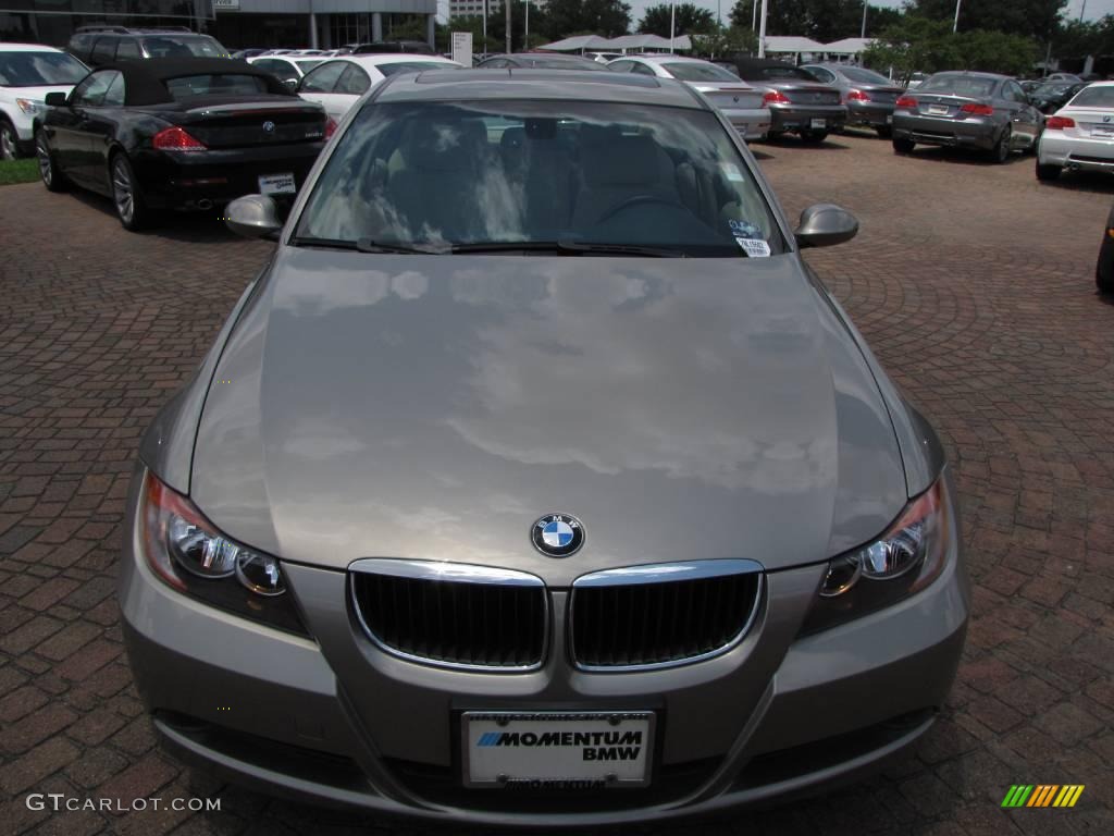 2007 3 Series 328i Sedan - Platinum Bronze Metallic / Beige photo #16