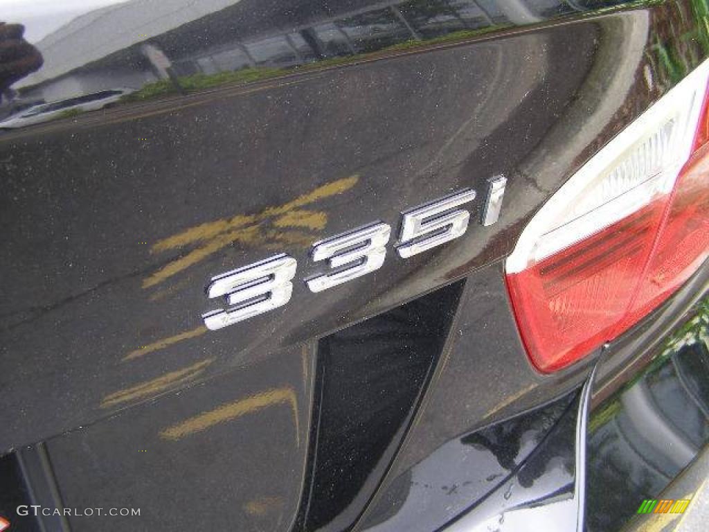 2008 3 Series 335i Sedan - Black Sapphire Metallic / Black photo #5