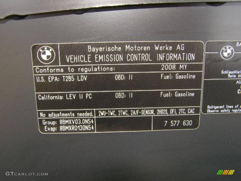 2008 3 Series 335i Sedan - Black Sapphire Metallic / Black photo #8
