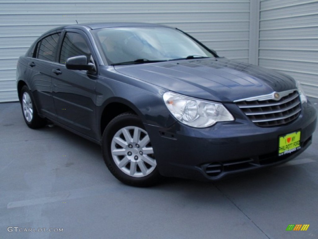 2008 Sebring LX Sedan - Modern Blue Pearl / Dark Slate Gray/Light Slate Gray photo #1