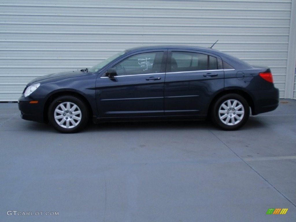 2008 Sebring LX Sedan - Modern Blue Pearl / Dark Slate Gray/Light Slate Gray photo #6