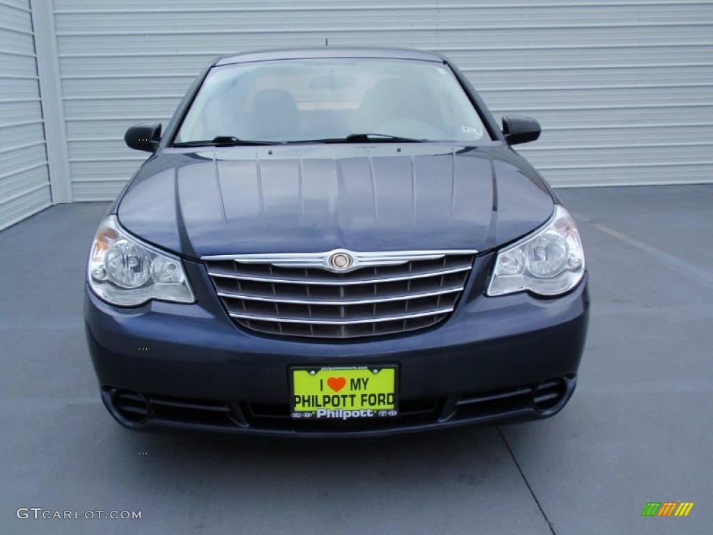 2008 Sebring LX Sedan - Modern Blue Pearl / Dark Slate Gray/Light Slate Gray photo #8