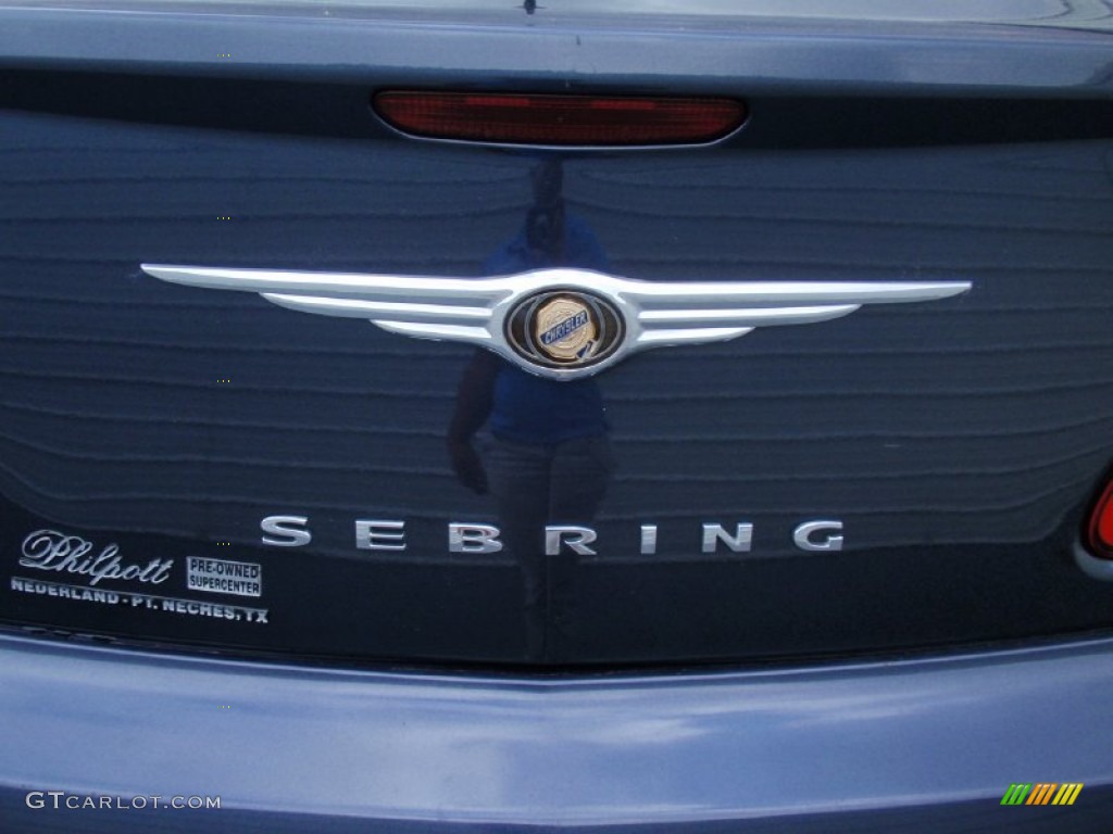 2008 Sebring LX Sedan - Modern Blue Pearl / Dark Slate Gray/Light Slate Gray photo #17