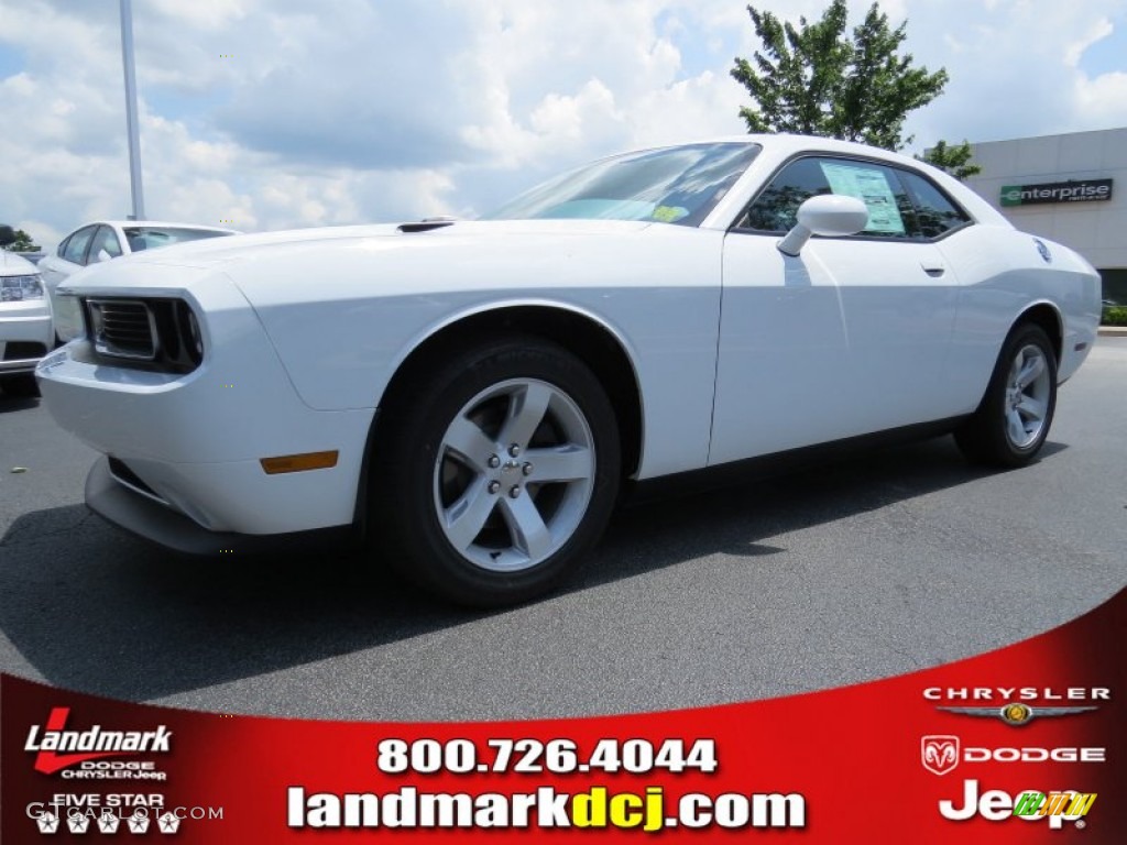 2014 Challenger SXT - Bright White / Dark Slate Gray photo #1