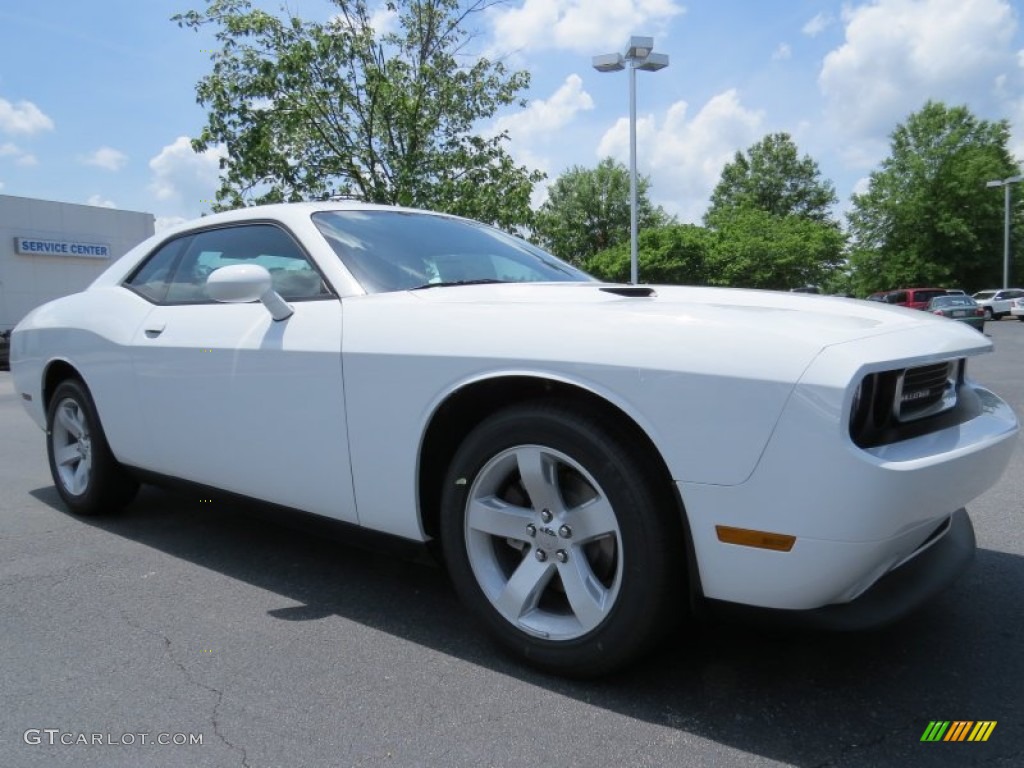 2014 Challenger SXT - Bright White / Dark Slate Gray photo #4