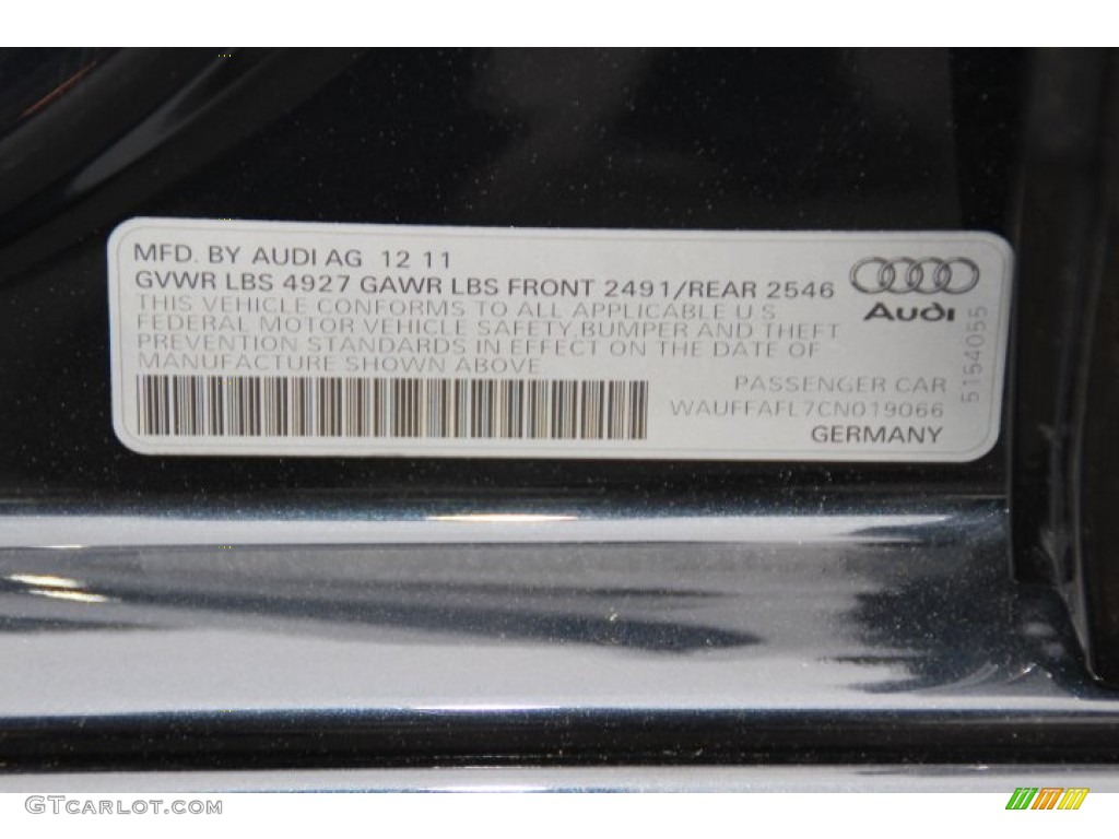 2012 A4 2.0T quattro Sedan - Moonlight Blue Metallic / Cardamom Beige photo #33