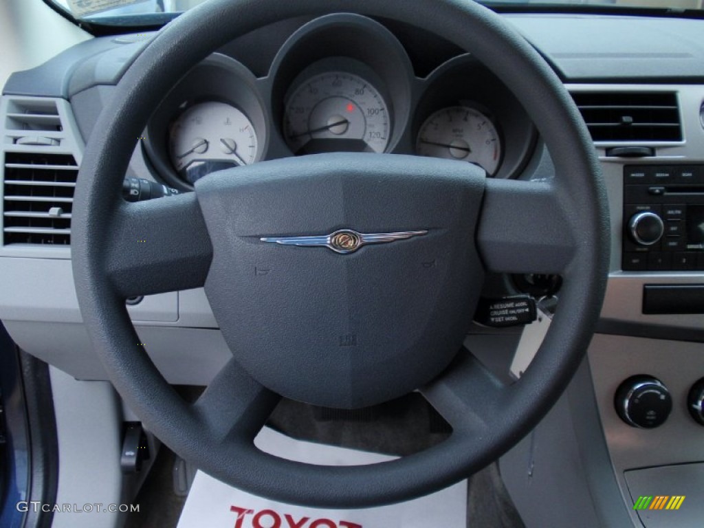 2008 Sebring LX Sedan - Modern Blue Pearl / Dark Slate Gray/Light Slate Gray photo #37