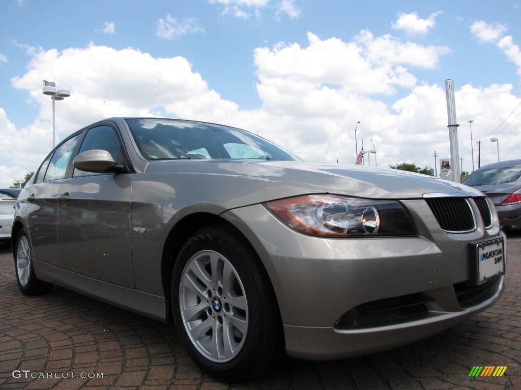 2008 3 Series 328i Sedan - Platinum Bronze Metallic / Beige photo #7