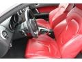 2008 Audi TT Crimson Red Interior Front Seat Photo