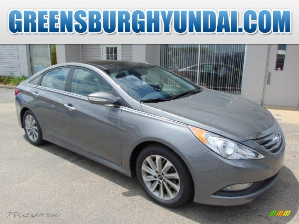 2014 Sonata Limited - Harbor Gray Metallic / Gray photo #1