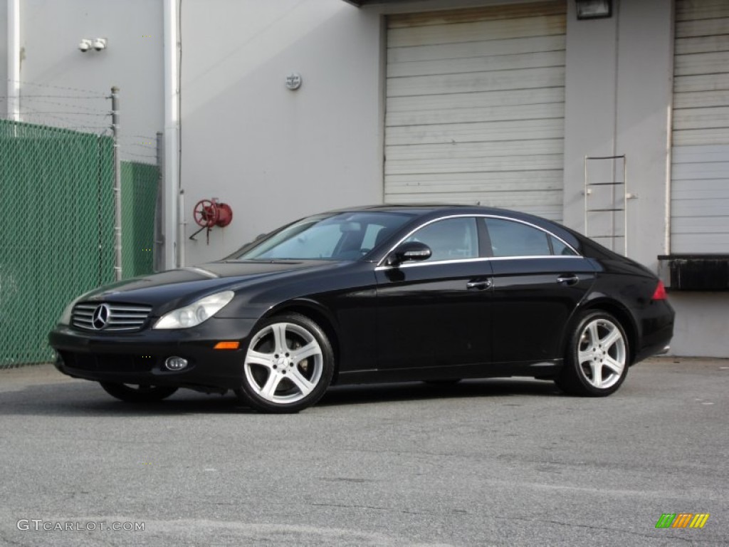 Black 2007 MercedesBenz CLS 550 Exterior Photo 93419694