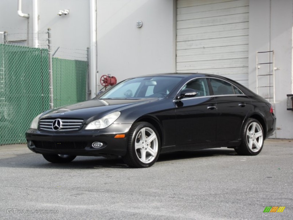 Black 2007 Mercedes-Benz CLS 550 Exterior Photo #93419738