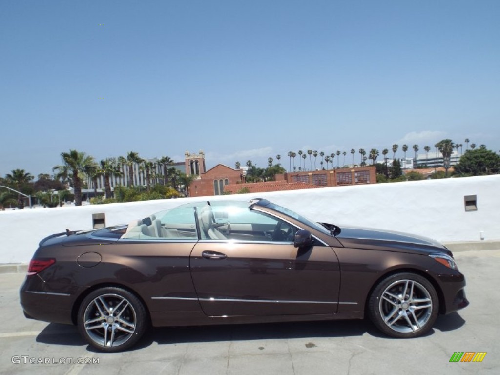 Dolomite Brown Metallic 2014 Mercedes-Benz E 350 Cabriolet Exterior Photo #93420131