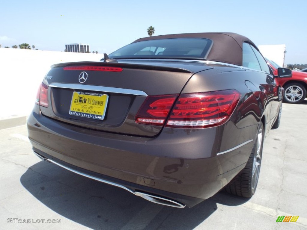 2014 E 350 Cabriolet - Dolomite Brown Metallic / Silk Beige/Espresso Brown photo #8